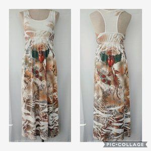 🎃 Super Comfortable Tank Maxi Dress Heart Medium